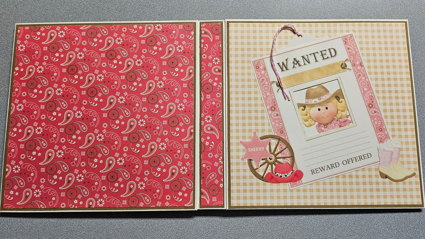 Cowgirl Wanted Photo Album