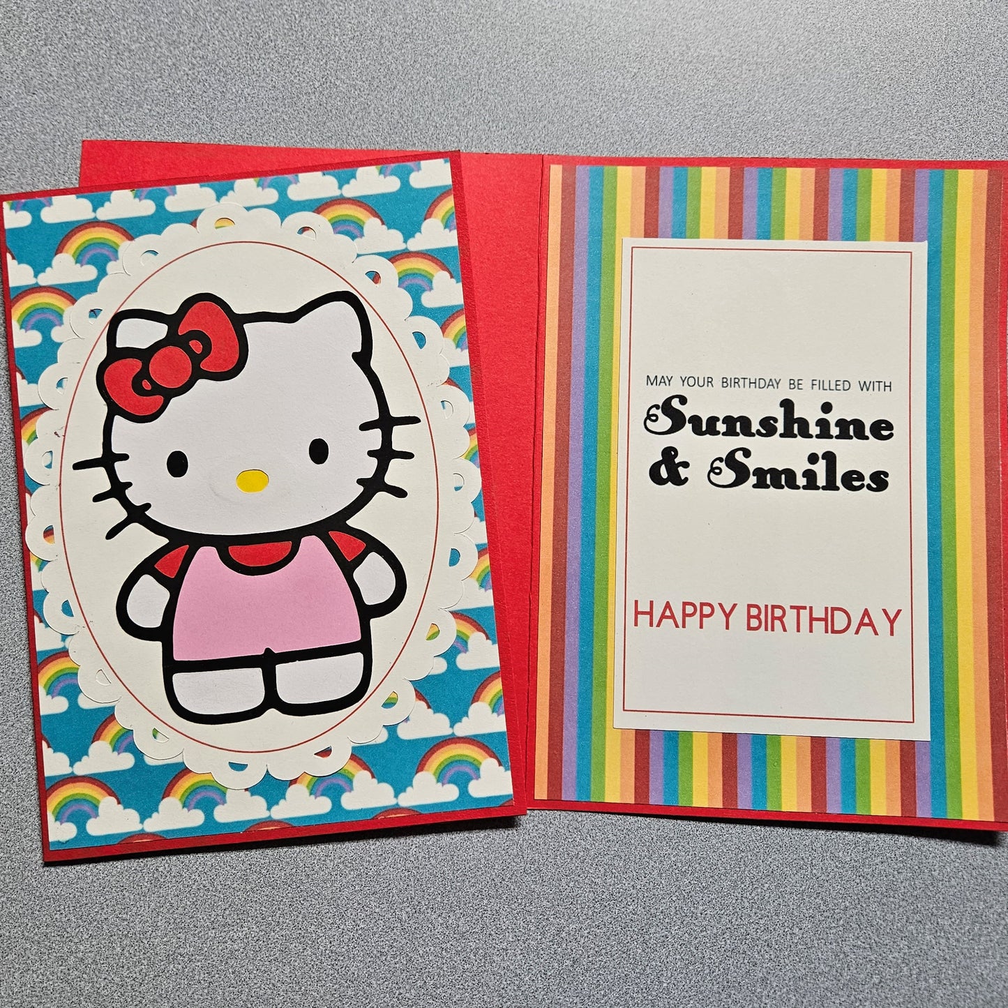 Hello Kitty Birthday Card