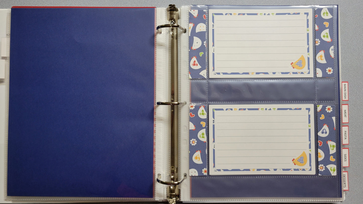 Large Recipe Binder