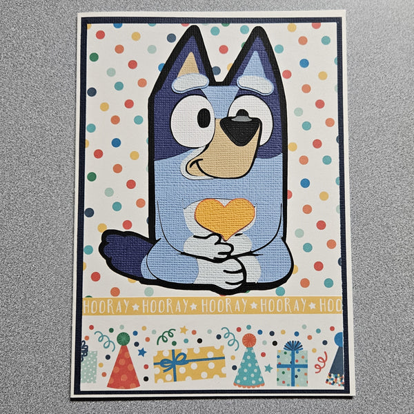 Bluey Birthday Card