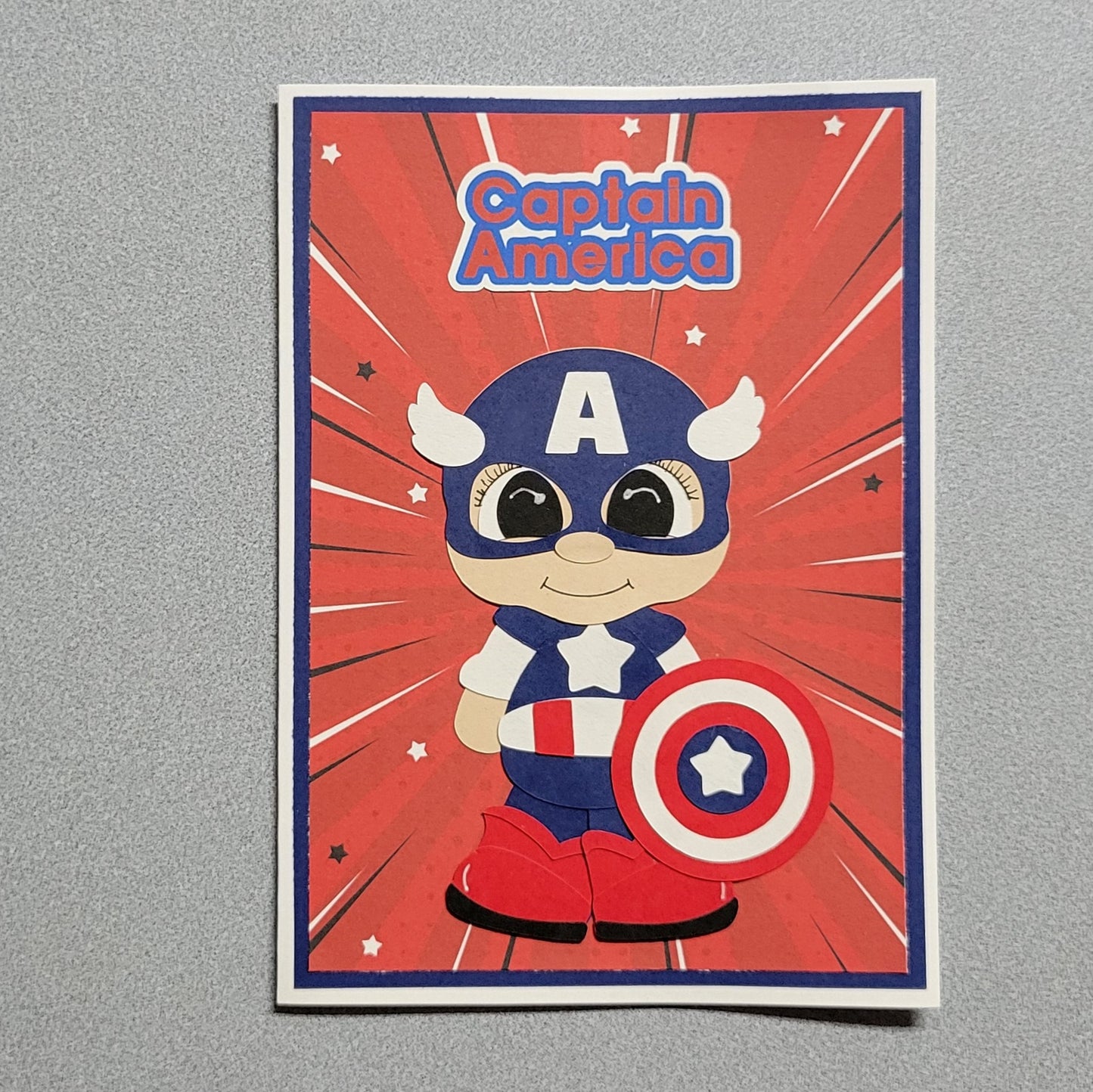 Captain America Birthday Card