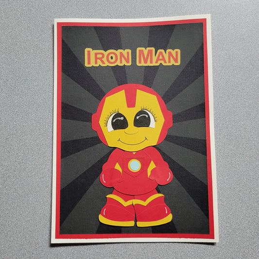 Iron Man Birthday Card
