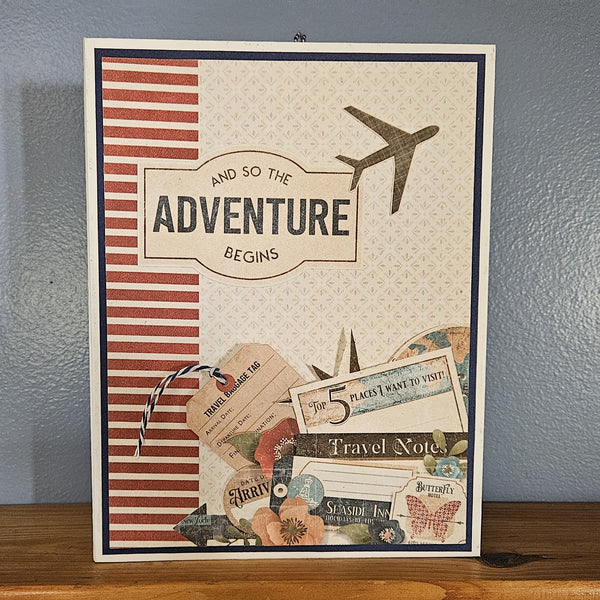 Adventure Begins Scrapbook Album