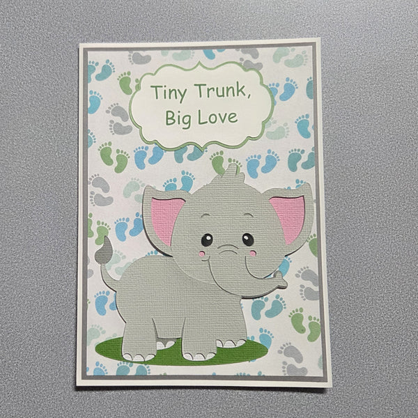 Elephant Baby Card