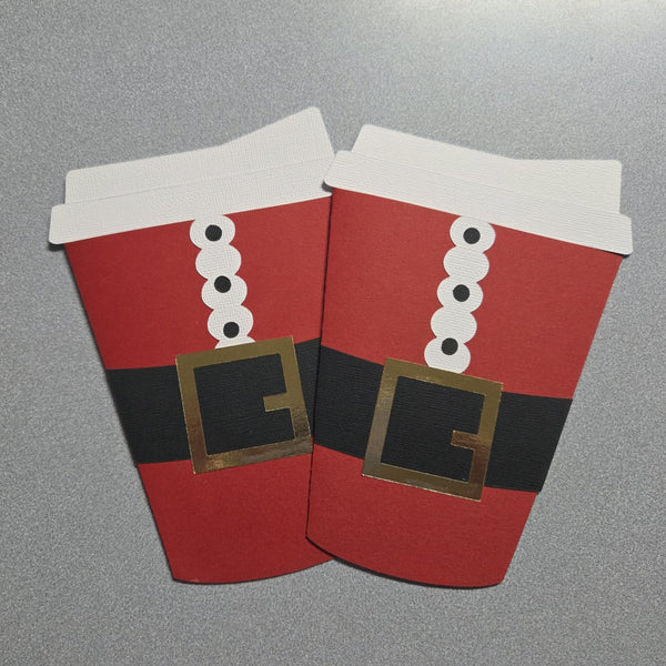 Santa Cup Money/Gift Card Holder