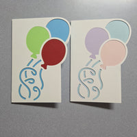 Balloons Birthday Card