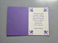 Flower Birthday Cards