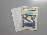 Bear in Bed Get Well Card