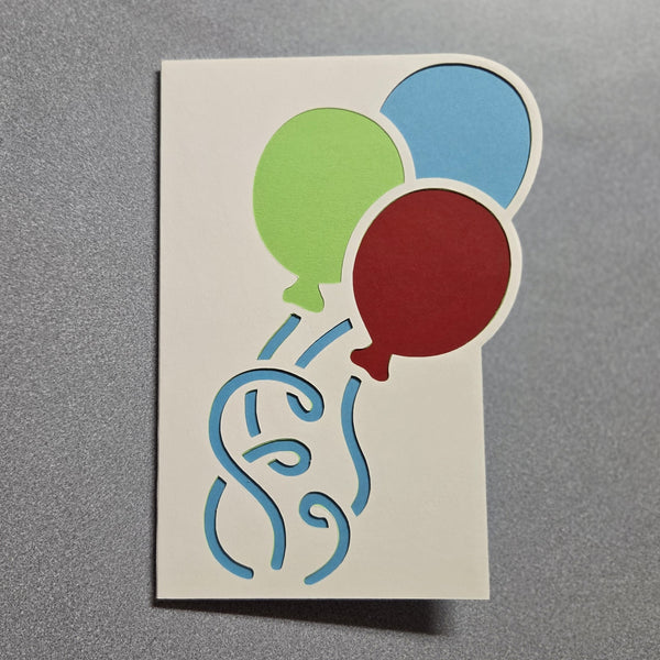 Balloons Birthday Card