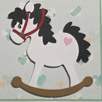 Rocking Horse Baby Card