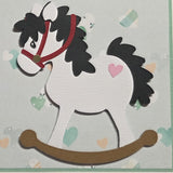 Rocking Horse Baby Card