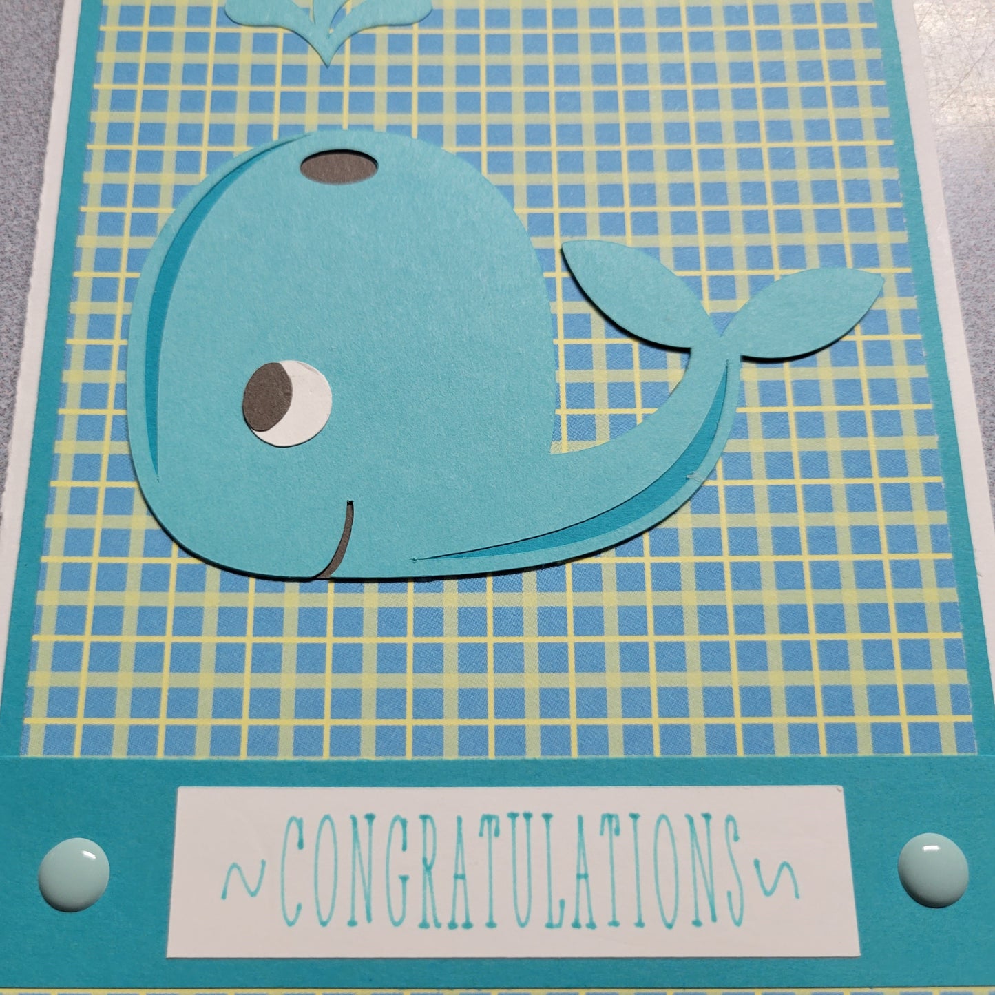 Whale Baby Card