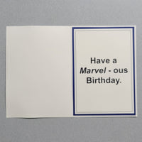 Captain America Birthday Card