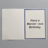 Captain America Birthday Card