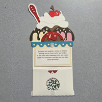 Ice Cream Sundae Money/Gift Card Holder