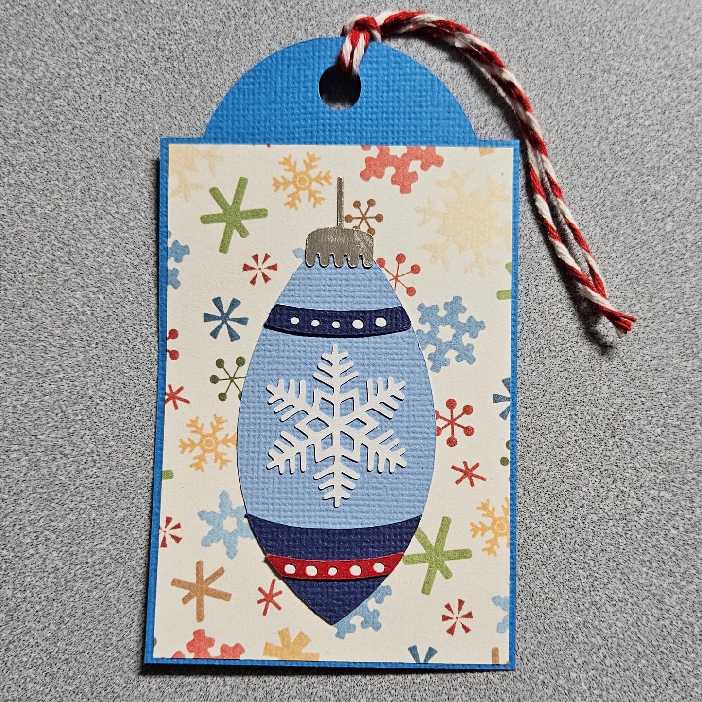 Blue Ornament Gift Tags