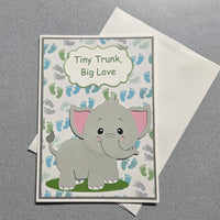Elephant Baby Card