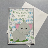 Elephant Baby Card