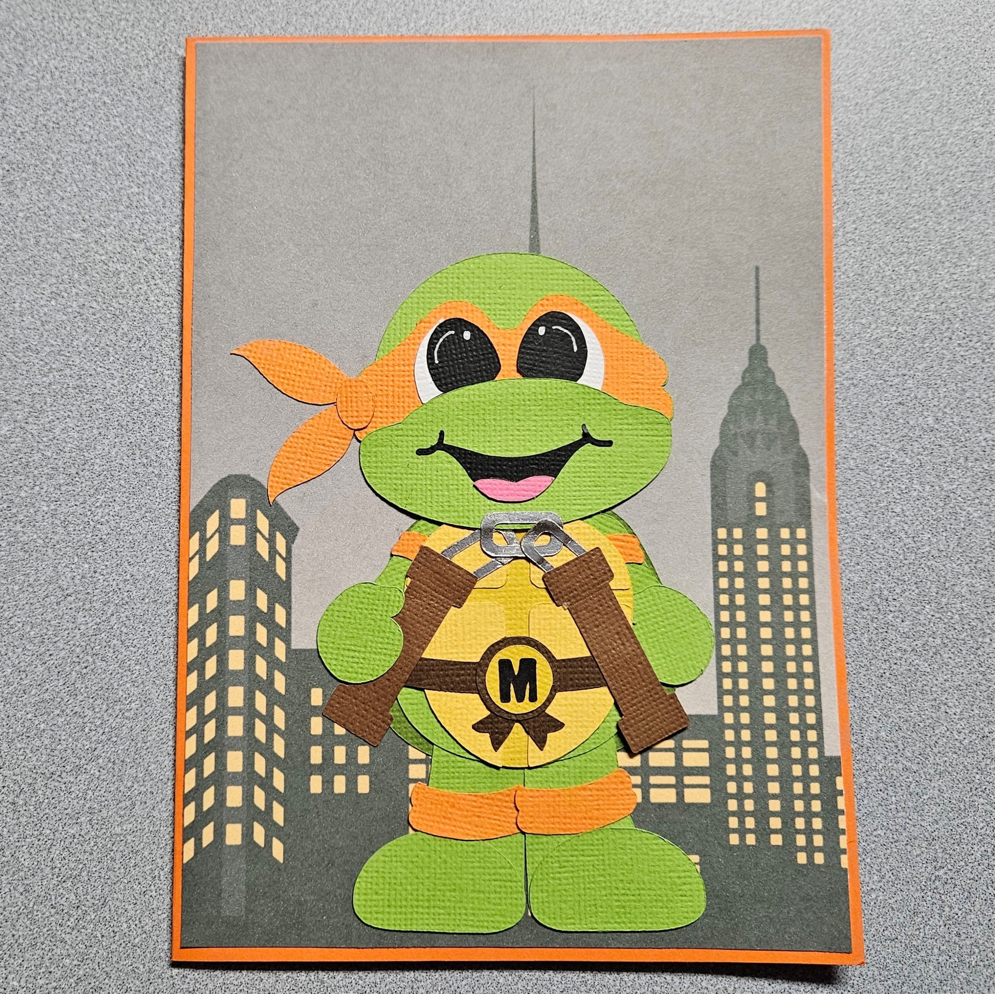 Michelangelo Birthday Card – Scrap Happy Moms