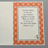 Daisies Thank You Card