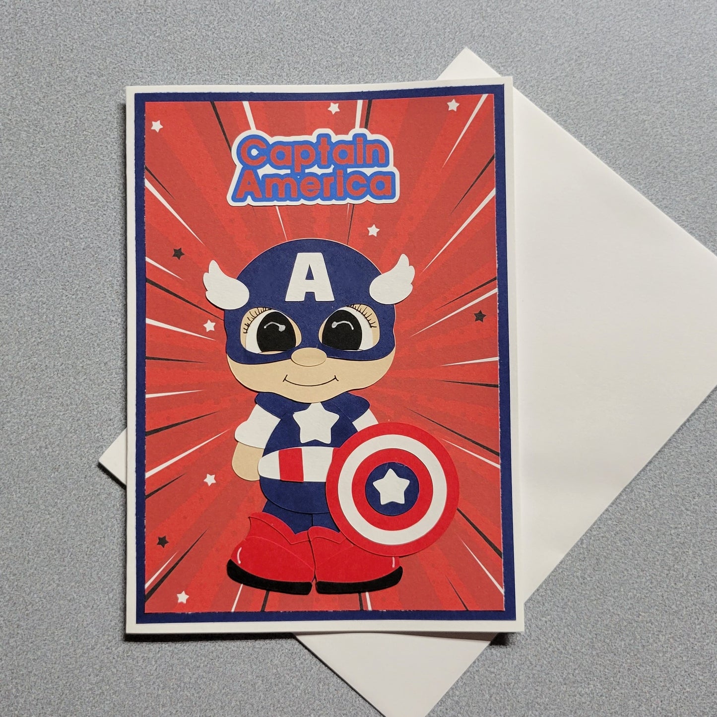 Captain America Birthday Card