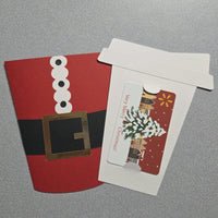 Santa Cup Money/Gift Card Holder