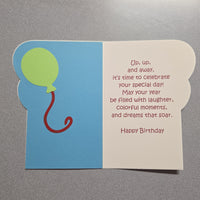 Balloons Birthday Card
