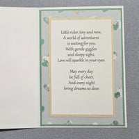 Rocking Horse Baby Card