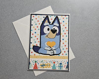 Bluey Birthday Card