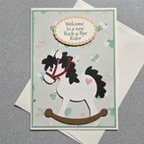 Rocking Horse Baby Card