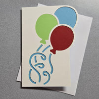 Balloons Birthday Card