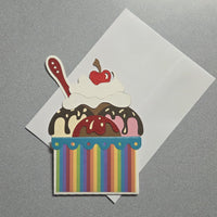 Ice Cream Sundae Money/Gift Card Holder