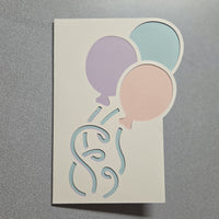 Balloons Birthday Card