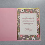 Pink Butterfly Birthday Card