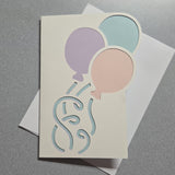 Balloons Birthday Card