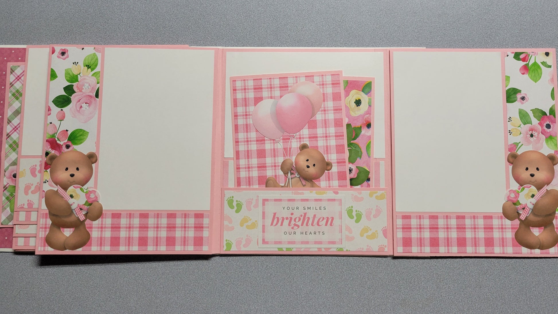 Dream Big Girl Photo Album middle pocket.