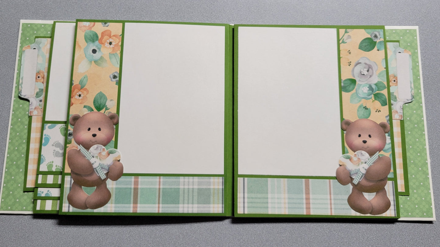 Baby's Memory Book Photo Album inside right side.