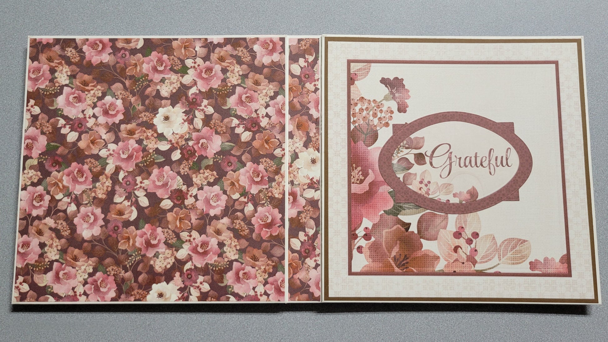 Grateful Photo Album back and front covers.