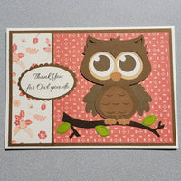 Owl Thank You Card