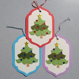 Christmas Tree Gift Tag Set.