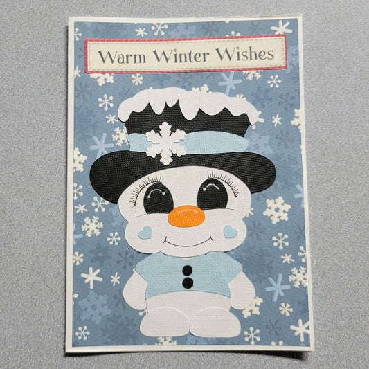Warm Winter Wishes Christmas Card