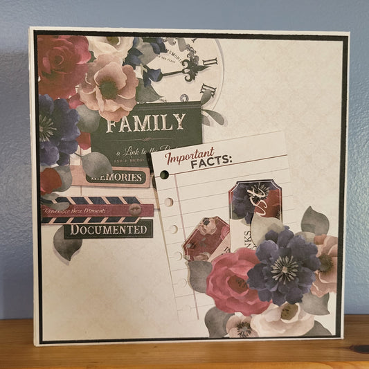 Family Memories Photo Album front cover.