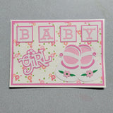 Baby Girl Shoes Card