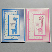 Giraffe Baby Card