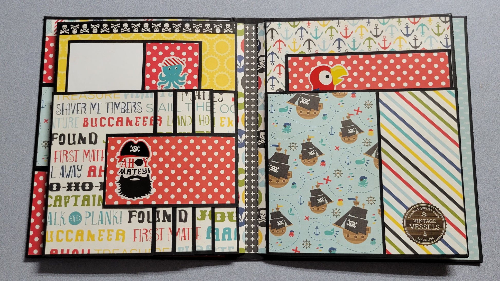 Pirate's Life Scrapbook Album.