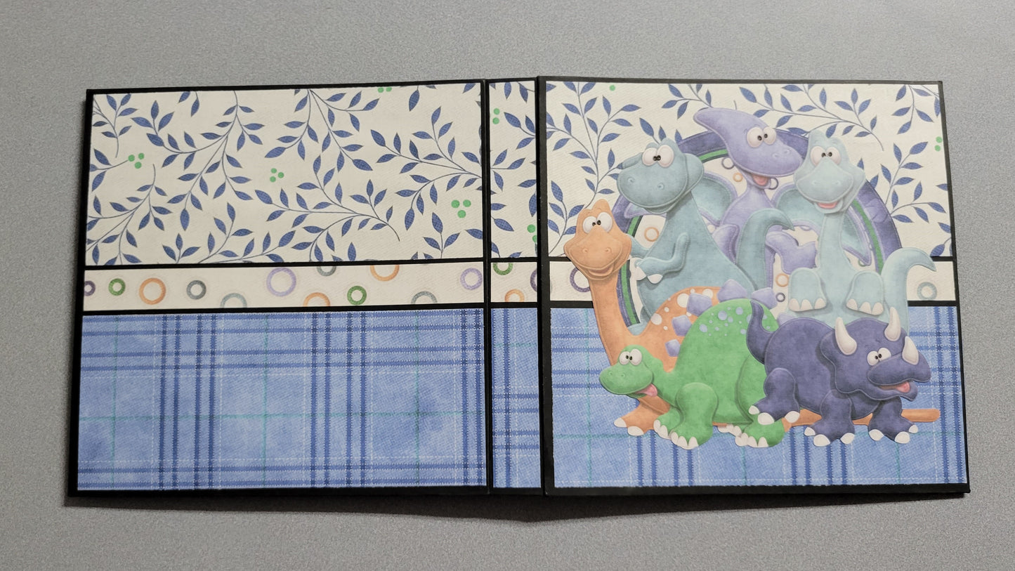 Dinosaur Photo Album front and back covers.