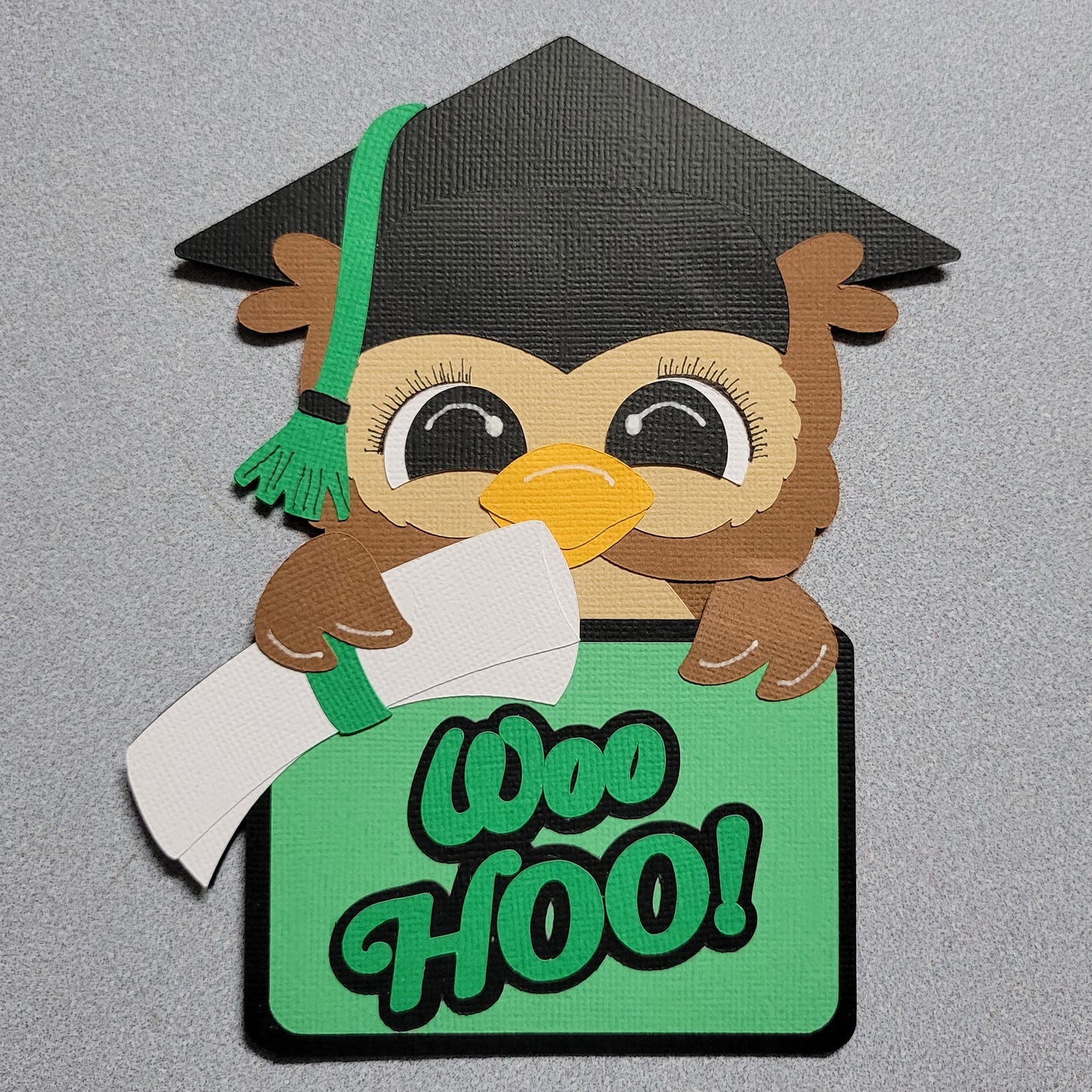 Green Owl Graduate Money/Gift Card Holder.