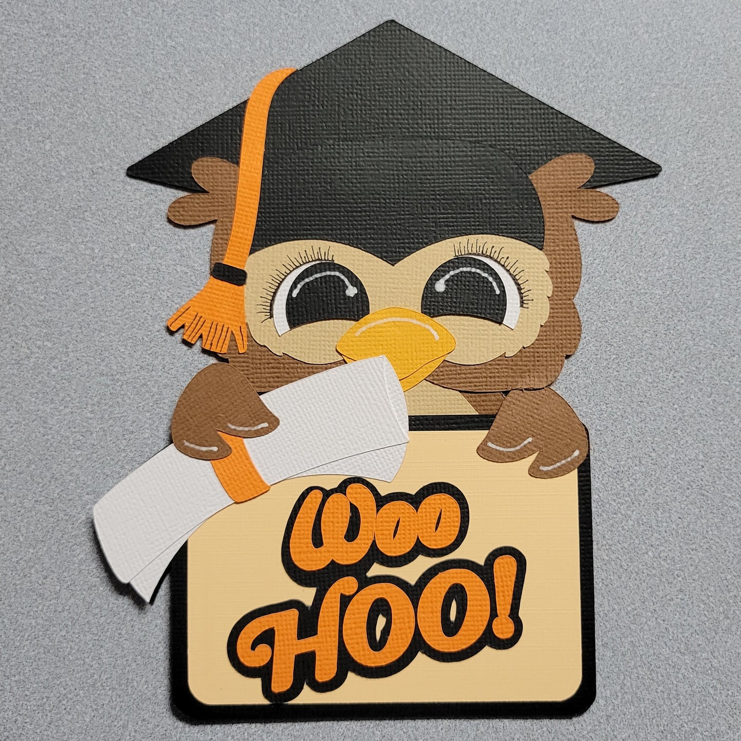 Orange Owl Graduate Money/Gift Card Holder.