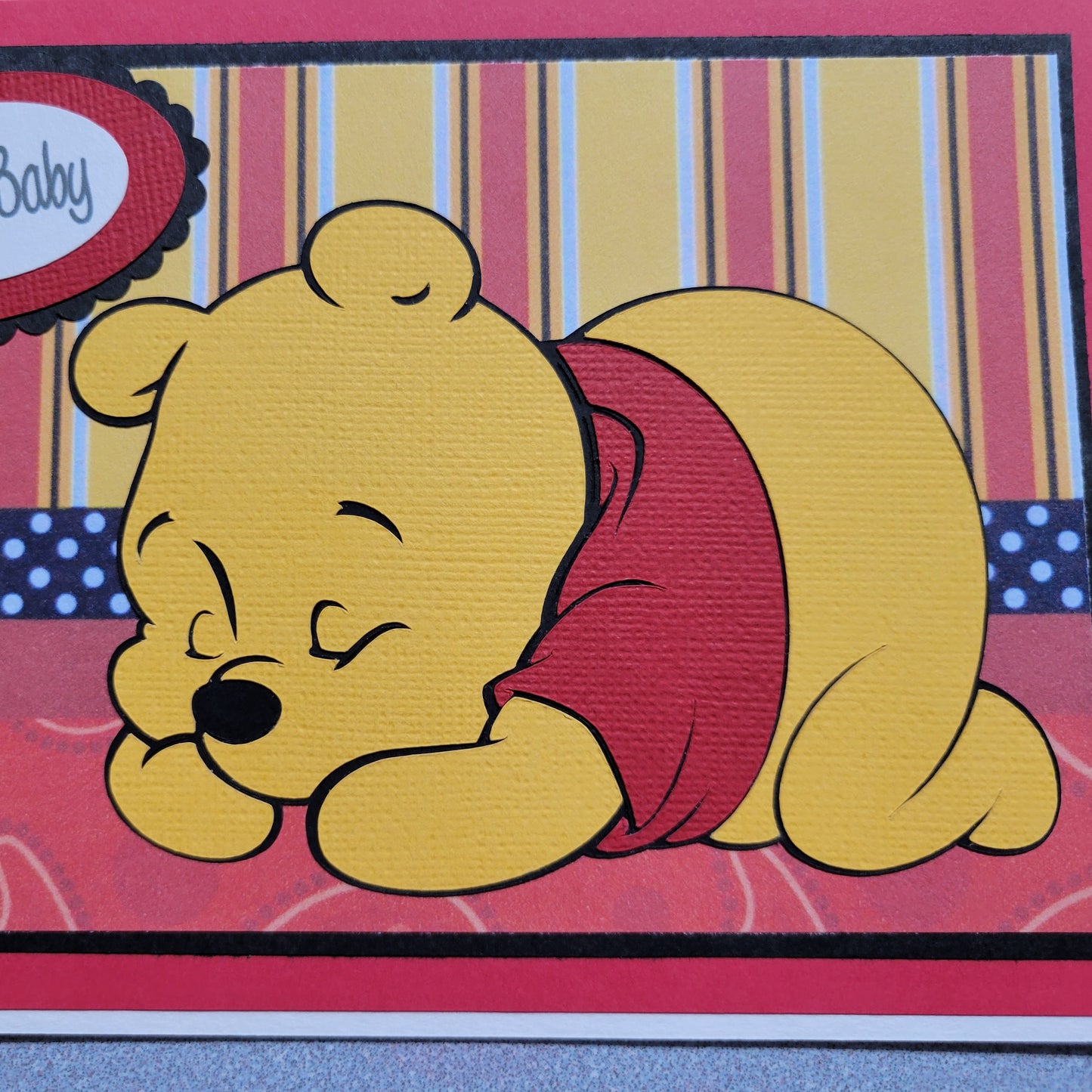 Pooh Baby Card