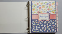 Large Recipe Binder